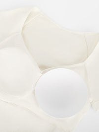 Seamless bodysuit with extra strong bust support