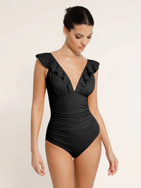 V-neck snatched swimsuit