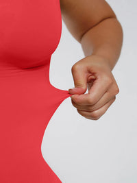 Seamless shaping bodysuit