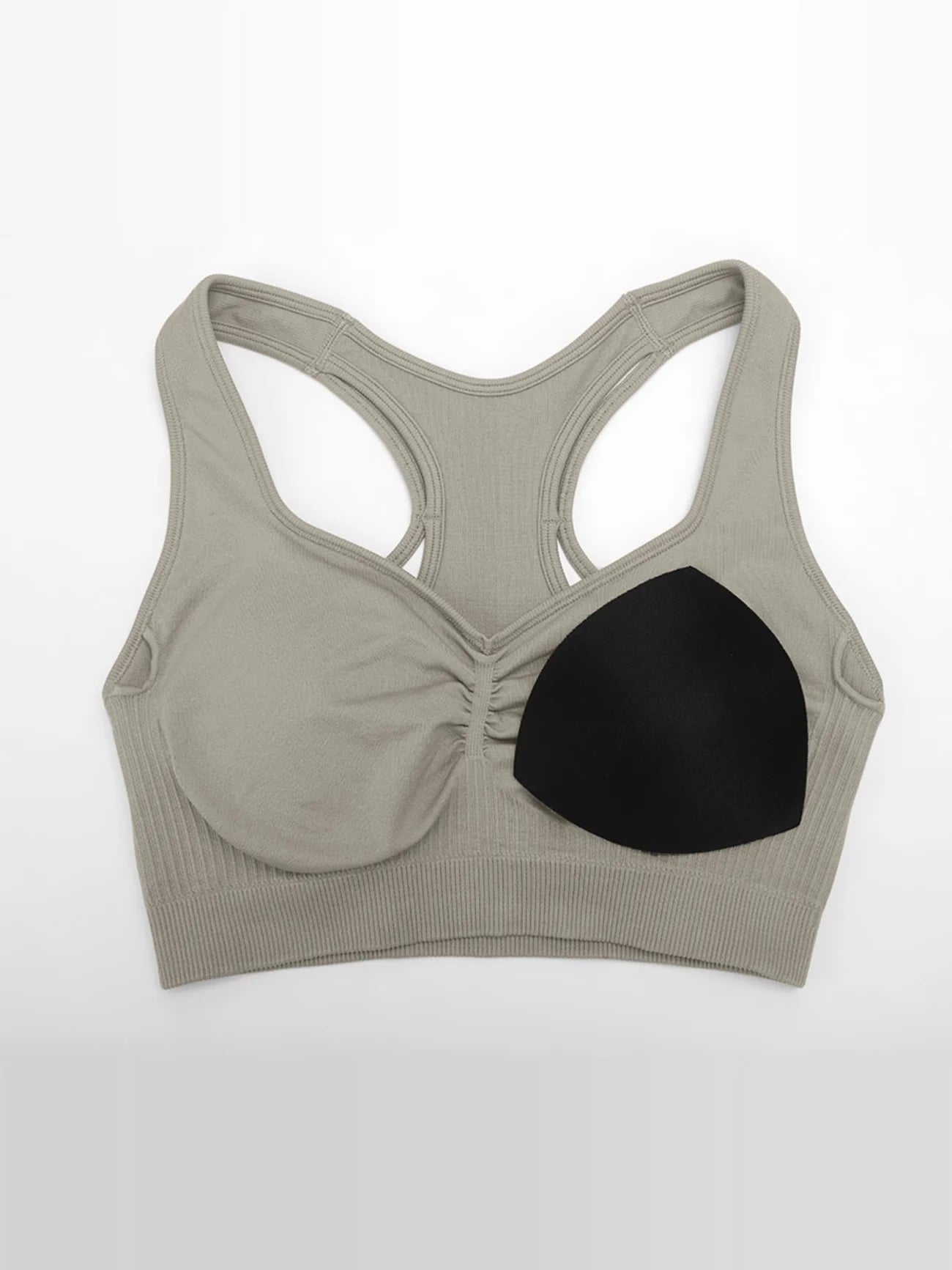 Racerback sculpt bra – removable cups