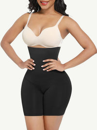 Shaping waist shorts with butt lift and support