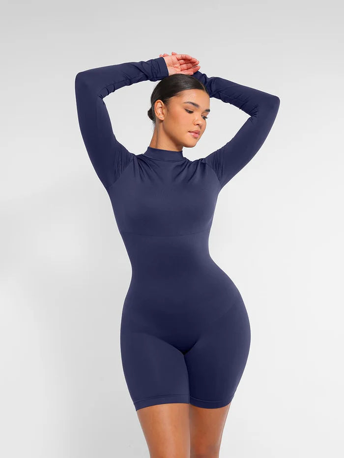 Shaping jumpsuit with bust support and high comfort