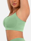 Seamless shaping bra with support