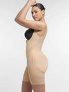 U-shaped full body shapewear with bust support and butt lift