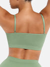 Seamless shaping bra with support