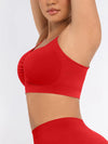 Seamless shaping bra with support