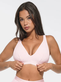 Comfortable V-neck modal bralette with pads