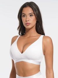 Comfortable V-neck modal bralette with pads