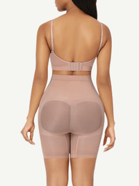 High-waisted shorts butt lifter + waist slimming