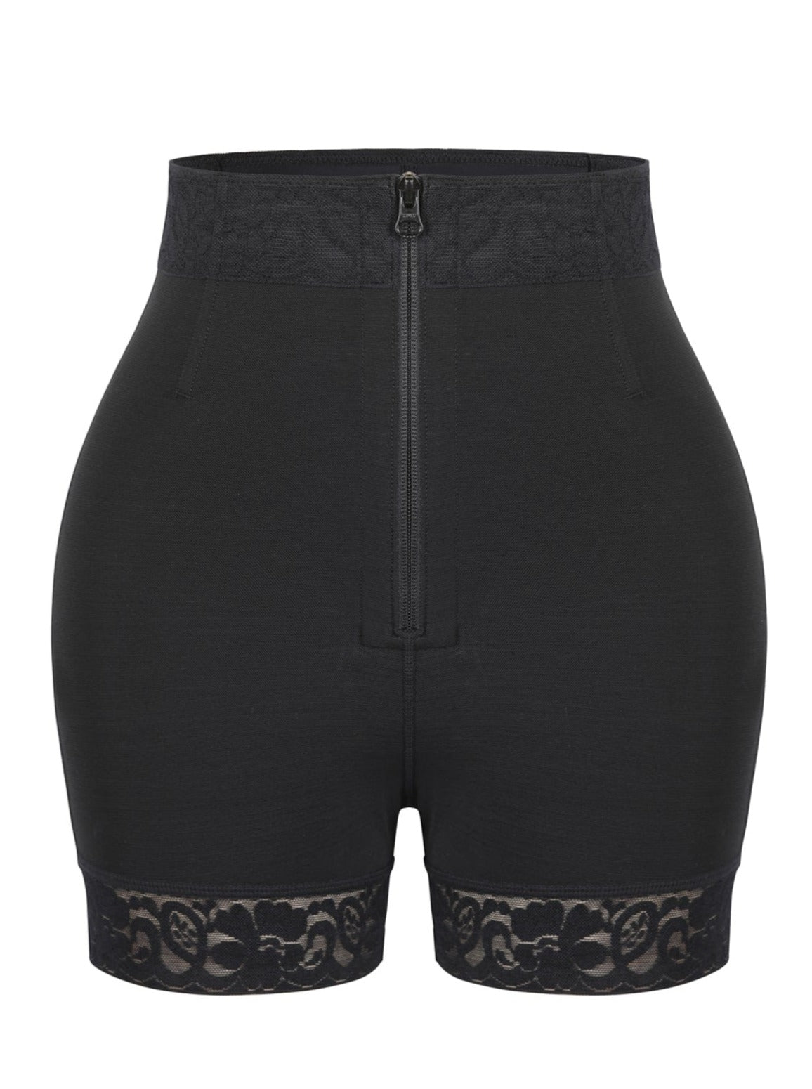 Sculpting shaping shorts – zipper closure