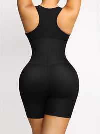Shaping workout bodysuit with pockets