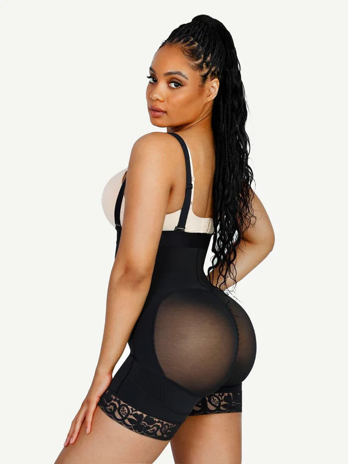 Lace shapewear – firm compression and butt lift