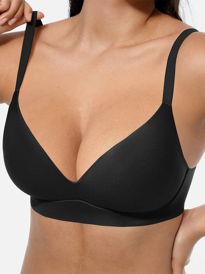 Comfortable wireless push-up bra