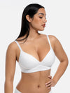 Comfortable wireless push-up bra