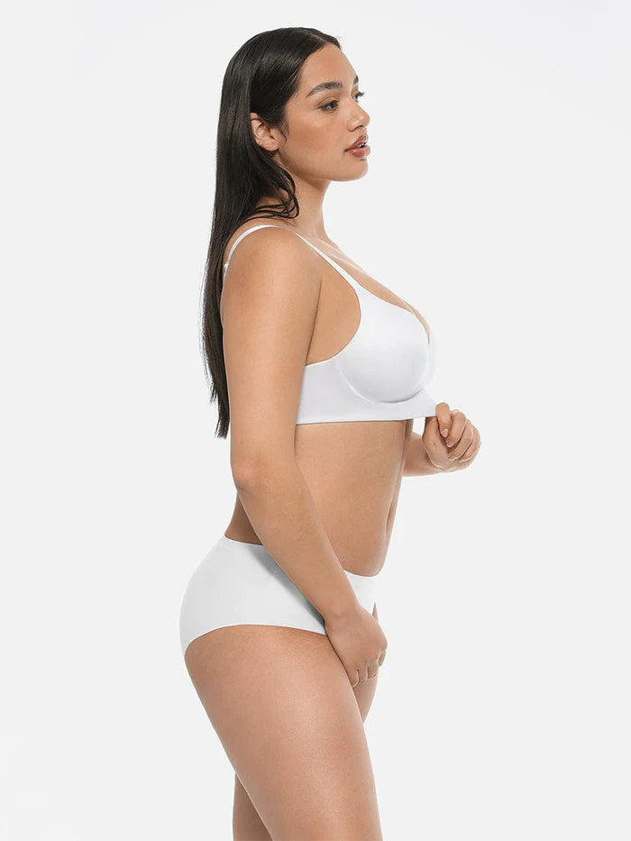 Comfortable wireless push-up bra