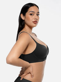 Comfortable wireless push-up bra