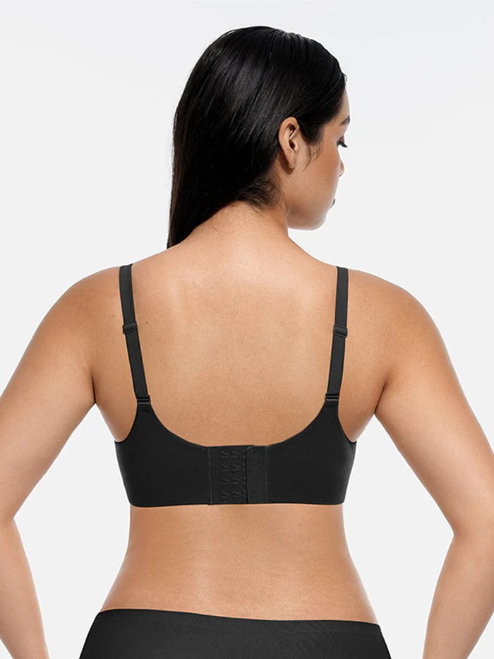 Comfortable wireless push-up bra