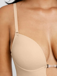 Shaping thong bodysuit – deep neckline