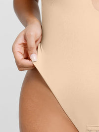 Shaping thong bodysuit – deep neckline