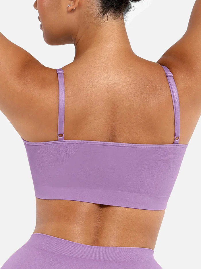 Seamless shaping bra with support