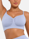 Seamless shaping bra with support