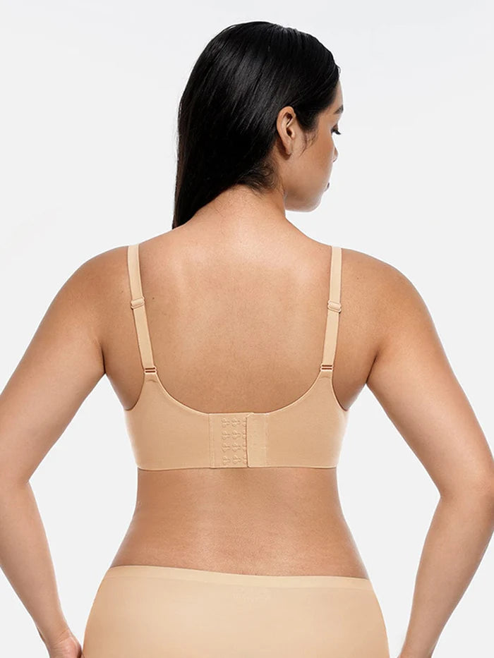 Comfortable wireless push-up bra